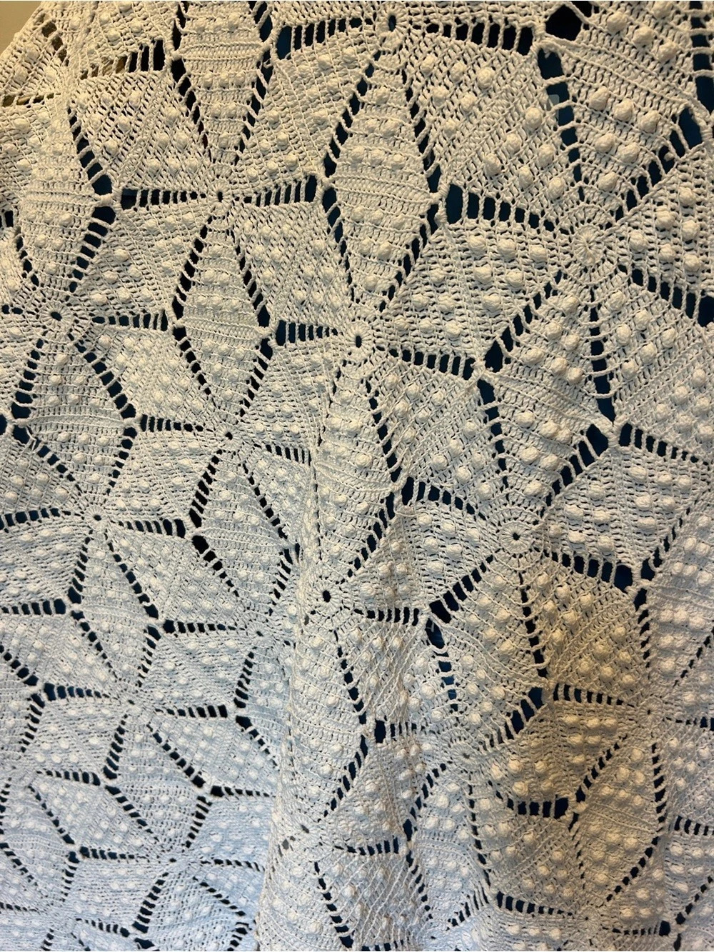 Handmade Large Rectangular Table Cloth - Picture 3 of 3